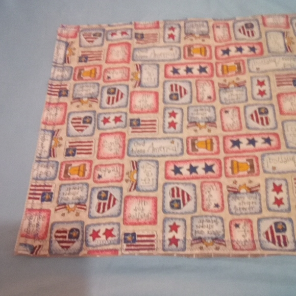 Patriotic Place Mats. Home Made - Picture 2 of 5